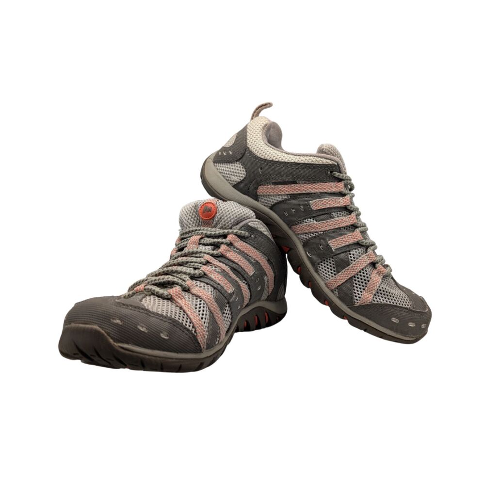 Merrell Women's Gray and Pink Athletic Shoes